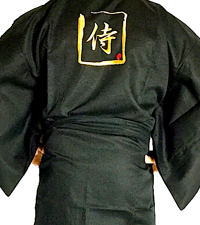 Happi samourai coton noir homme "Made in Japan"