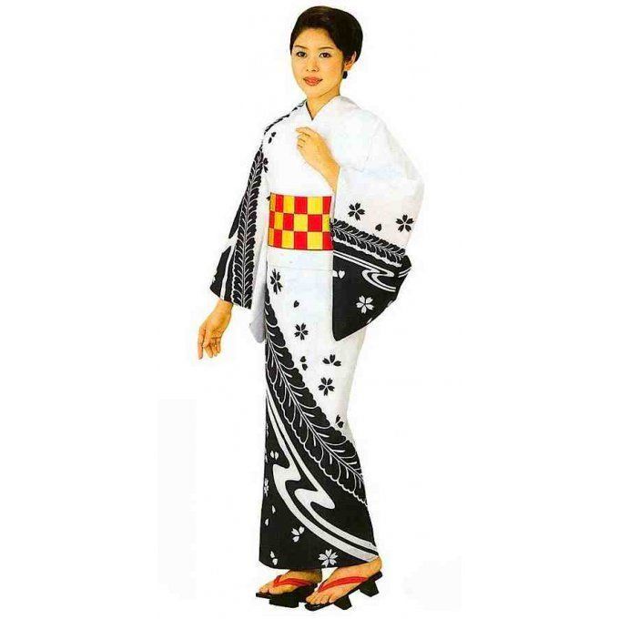 Yukata odori Sakura Fuji Sakurai femme - Taille 165cm