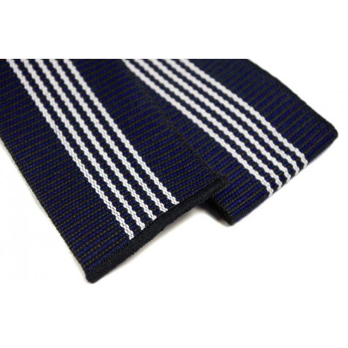 Obi ceinture Yukata coton bleu & rouge 240cm x 7cm