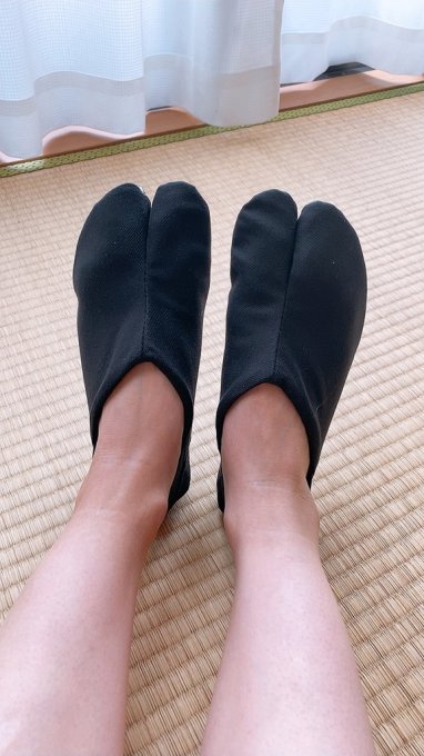 Chaussure Tabi Jikatabi Matsuri No Ato d'été noir 27cm + sac de rangement offert