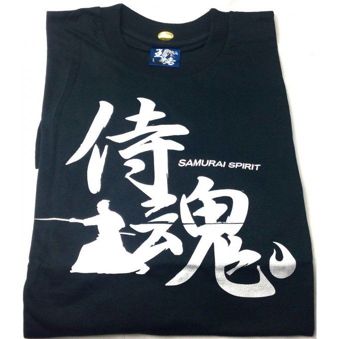 Tee shirt japonais Samurai Tamashi Made in Japan