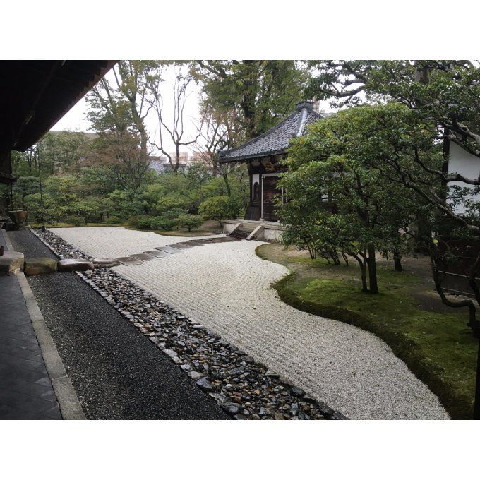 Boite d'encens japonais bois de Santal Temple Zen Kenninji Kyoto