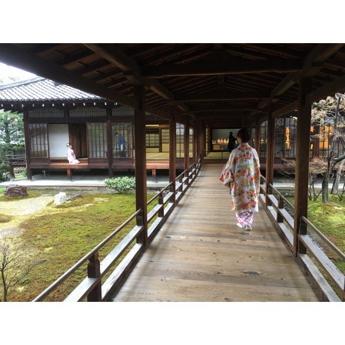 Boite d'encens japonais bois de Santal Temple Zen Kenninji Kyoto