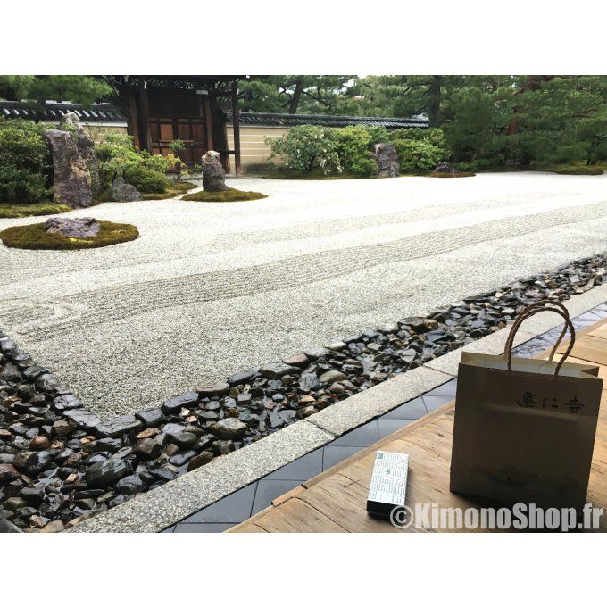 Boite d'encens japonais bois de Santal Temple Zen Kenninji Kyoto