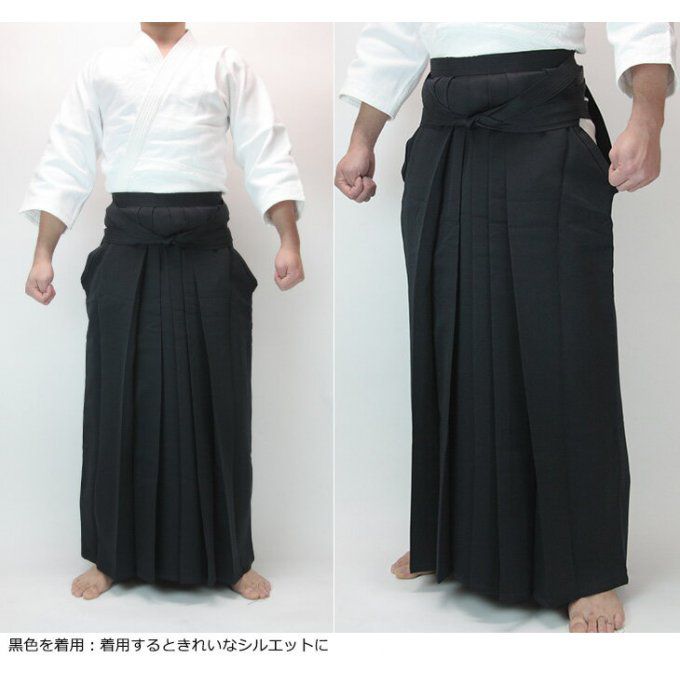 Luxe hakama Aikido Aikikai polyester Tozando Premium AH-500 HandMade in Japan