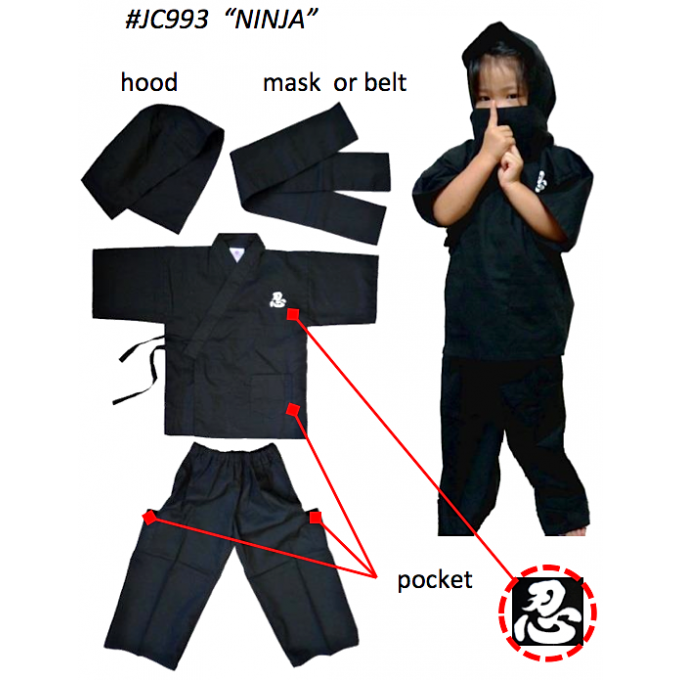 Tenue Ninja enfant "Made in Japan"