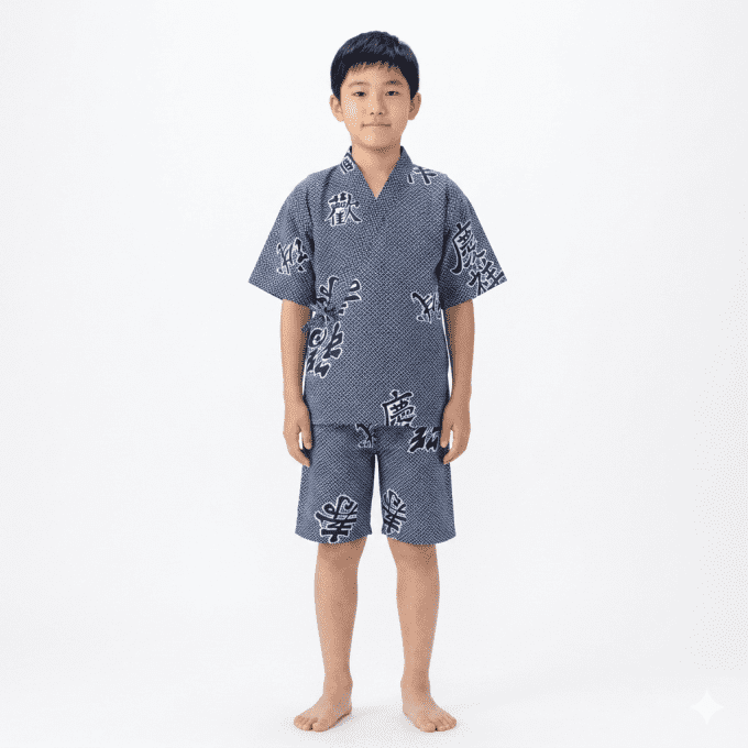 Jinbei Keisho enfant (garçon) "Made in Japan"