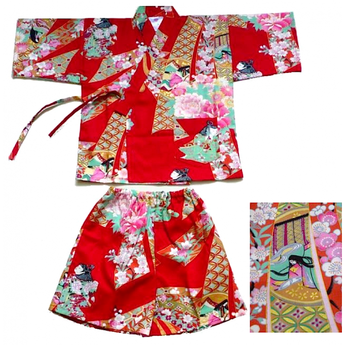 Jinbei Noshime Ningyo enfant (fille) "Made in Japan"