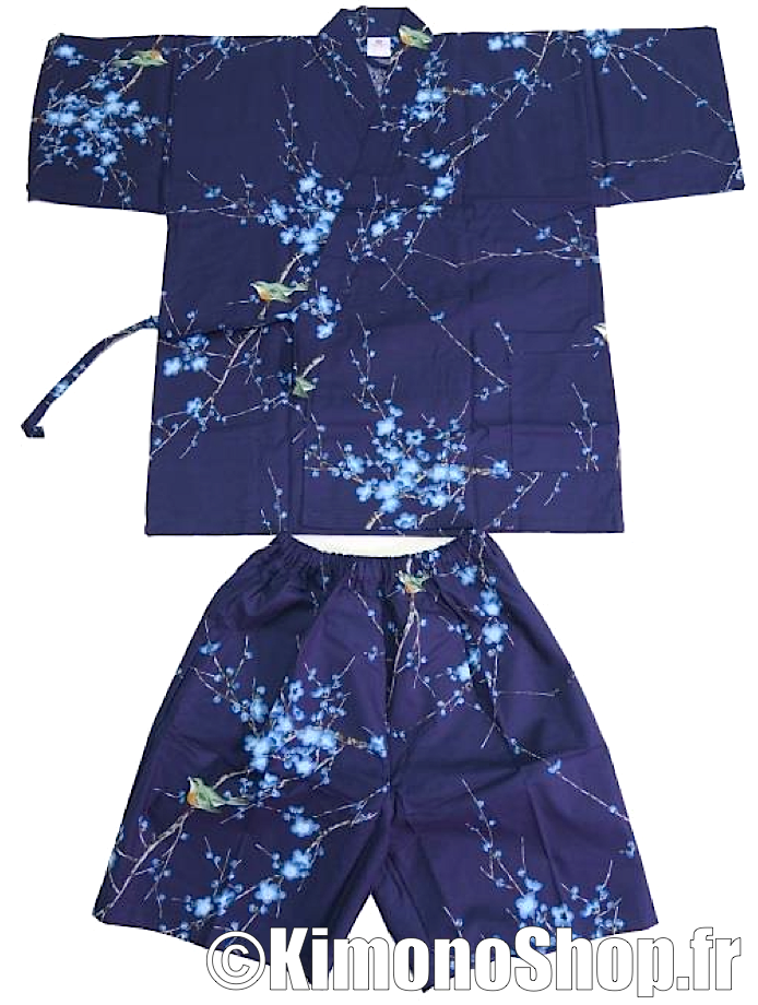 Jinbei Ume Uguisu femme