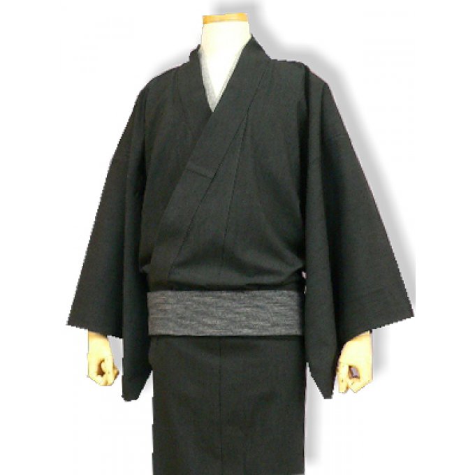 Kimono traditionnel japonais haute couture coton homme "HandMade in Japan"