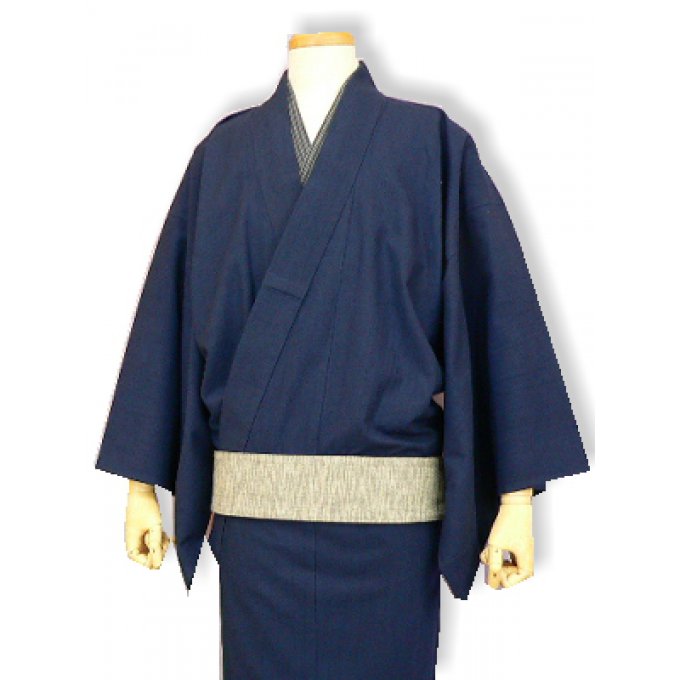 Kimono traditionnel japonais haute couture coton homme "HandMade in Japan"