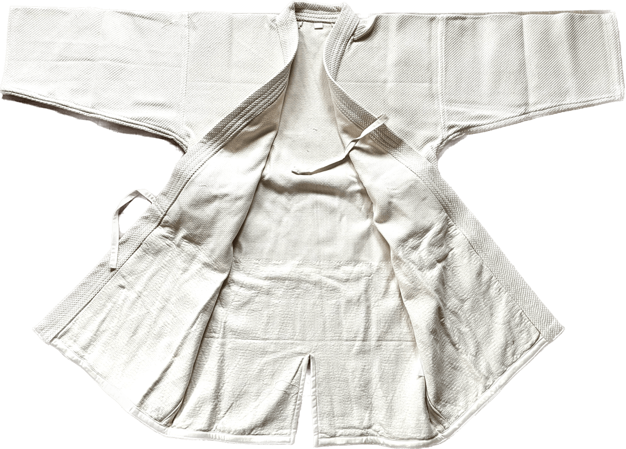 Kendogi coton blanc ecru simple épaisseur Taille 3 Tozando 
