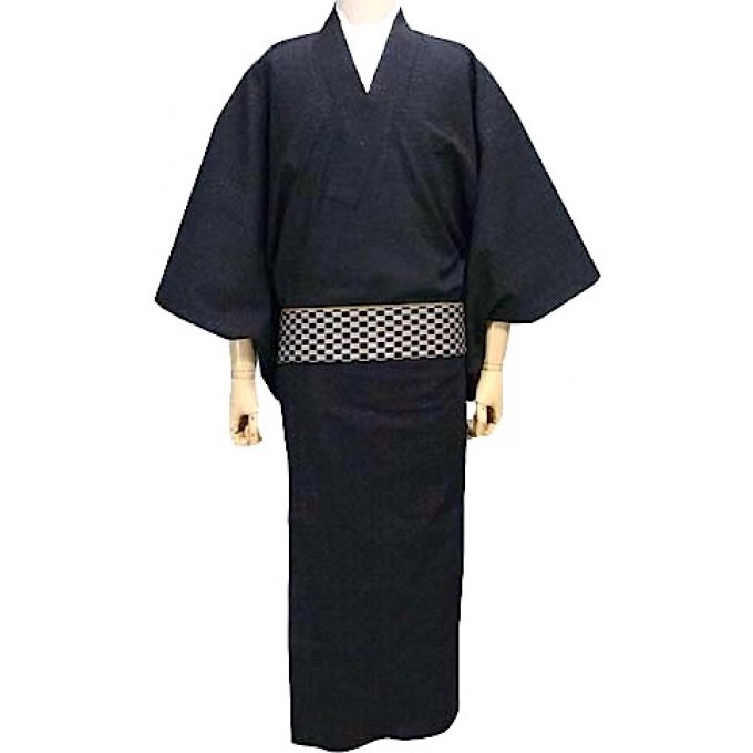 Kimono traditionnel japonais haute couture coton homme "HandMade in Japan"