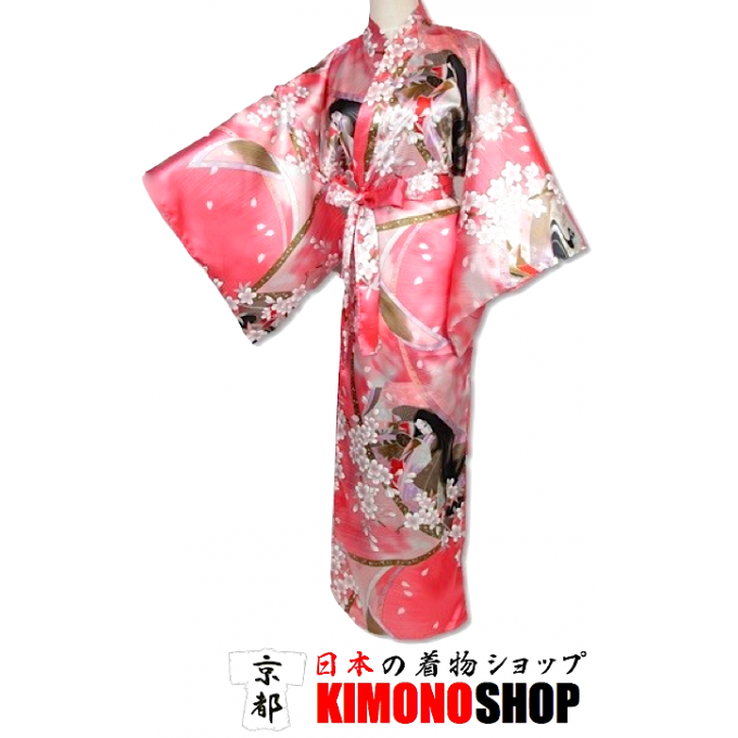 Kimono japonais Shidare Hime polyester femme "Made in Japan"