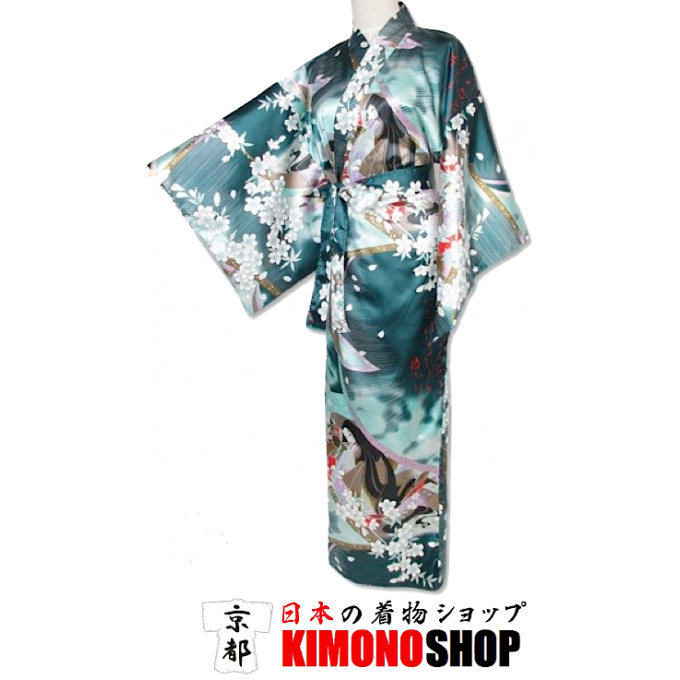 Kimono japonais Shidare Hime polyester femme "Made in Japan"