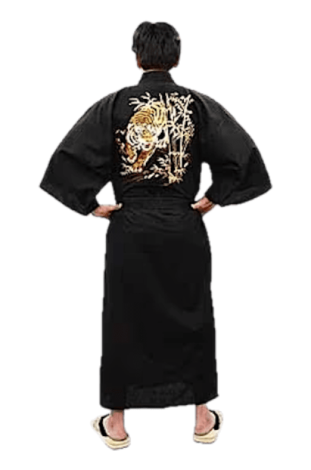 Kimono japonais Tora Tigre coton homme Made in Japan