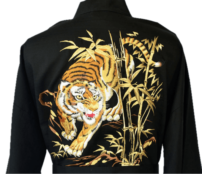 Kimono japonais Tora Tigre coton homme Made in Japan