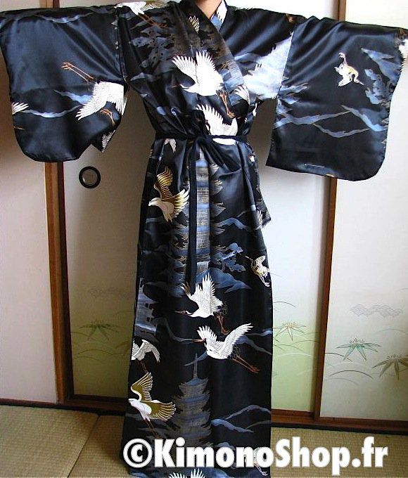 Kimono japonais Tsuru Gojunoto femme "Made in Japan"