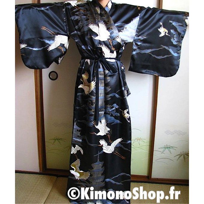 Kimono japonais Tsuru Gojunoto femme "Made in Japan"