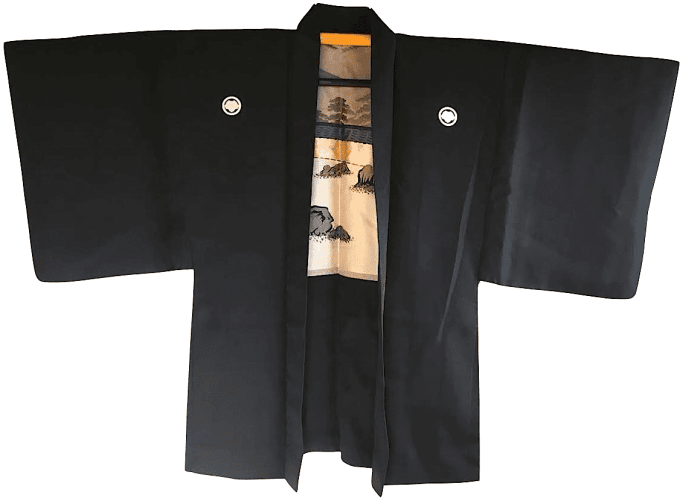 Haori japonais homme -  Jardin Zen du temple Ryoanji Kyoto
