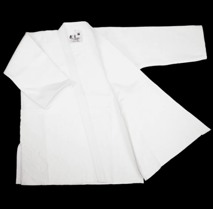 Luxe Veste Aikido Gi coton blanchi Sashiko Double épaisseur [ Do] Tozando Taille 4