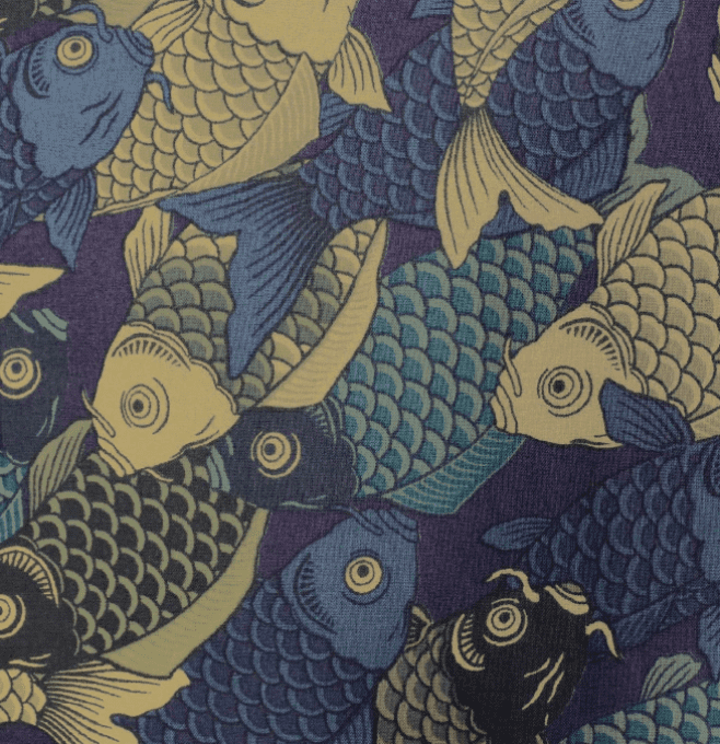 Hanten traditionnel japonais Carpe Koï | Fabriqué au Japon