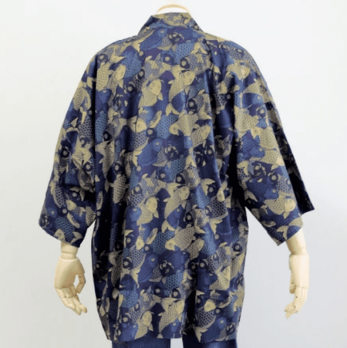 Hanten traditionnel japonais Carpe Koï | Fabriqué au Japon