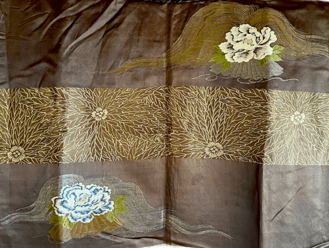 Haori japonais homme Montsuki Botan Kuyō