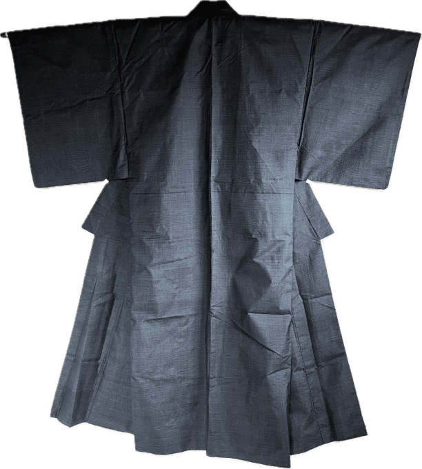 Kimono japonais traditionnel homme Soie Tsumugi Oshimai Kikko  04