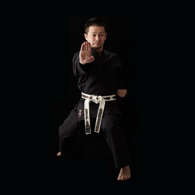 Luxe Ninjutsu / karate Gi Tokaido Sab Kongo noir coton taille 3.5 (155cm) HandMade in Japan