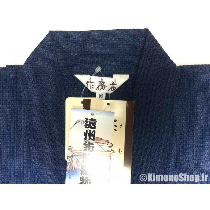 Samue Ajiro coton bleu marine Taille M "Made in Japan"