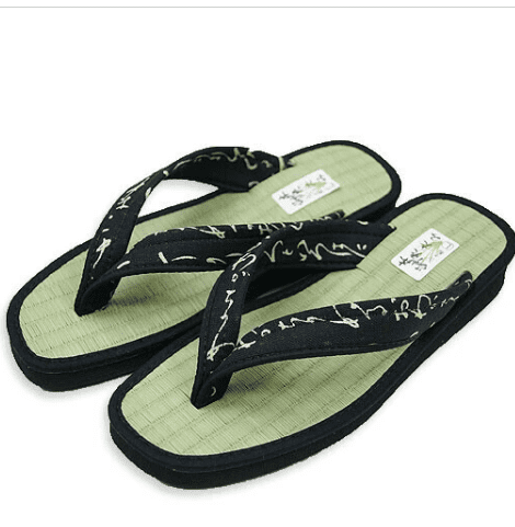 Sandale japonaise Zori Iroha Tatami - Made in Japan  