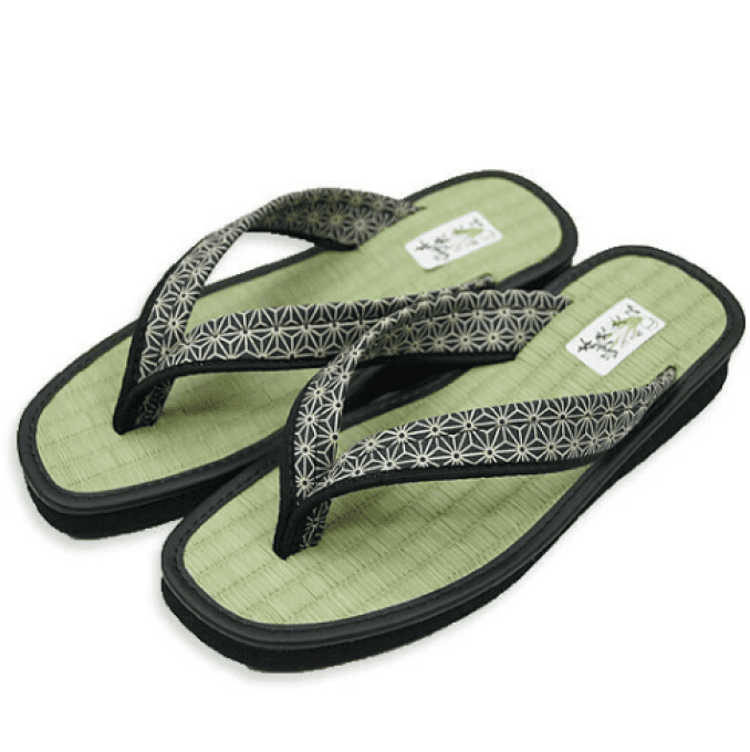 Sandale japonaise Zori Asanoha Tatami - Made in Japan