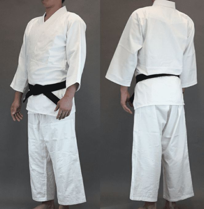 Set Aikidogi Yomogi polyester Hourai Tozando Taille:2. Made in Japan