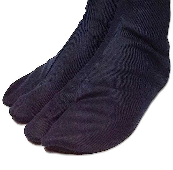 Tabi Ninja School noir coton 4 Kohaze Taille 29cm "Made in Japan" 
