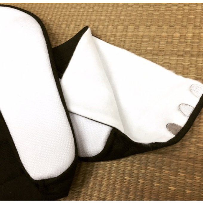 Tabi Shinshi school noir coton Made in Japan" 