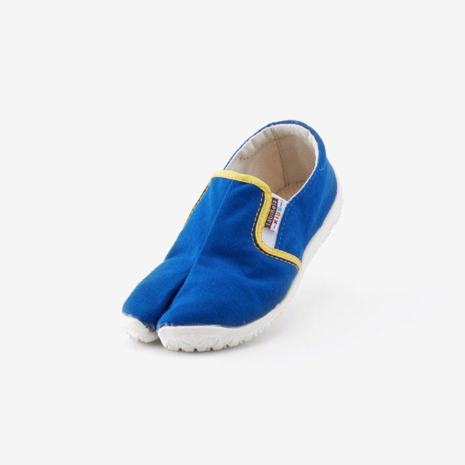 Chaussure japonaise Jikatabi TabiRela bleu 14cm enfant 