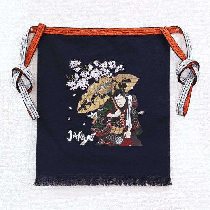 Tablier Japonais Traditionnel Maekake  Nishikie Rihei - Made in Japan