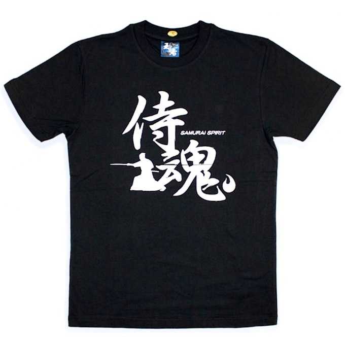 Tee shirt japonais Samurai Tamashi Made in Japan
