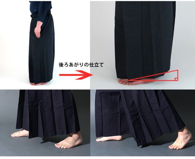 Hakama Iaido Kendo Tetron standart noir taille 25 Tozando  