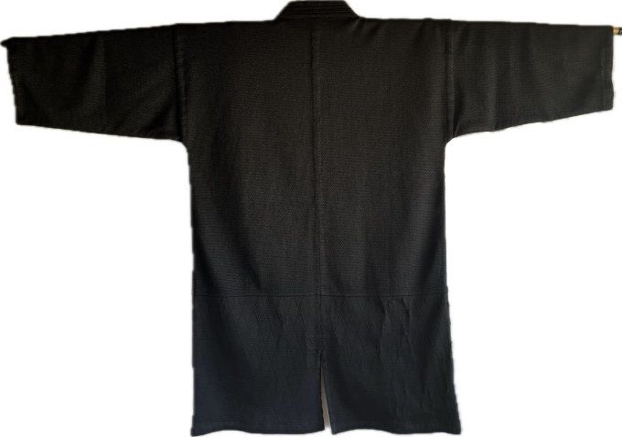 Veste de Kendō polyester Breeze Knit noir, type sashiko – Taille 4.5, idéale pour l’été