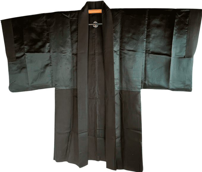 Antique haori homme - O Tsukimi no Tanuki - Raton laveur de pleine lune