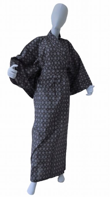 Yukata Waritsuke Komon homme