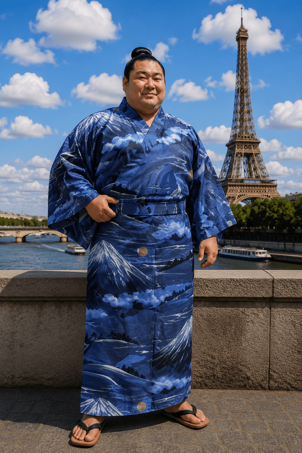 Yukata Fujisan homme