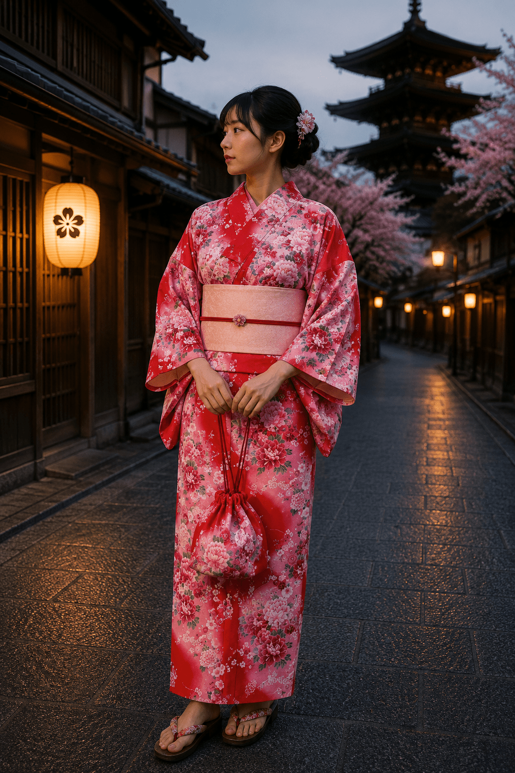 Yukata Bokashi ningyo femme