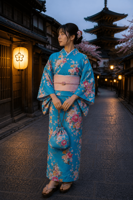 Yukata Botan Ran femme