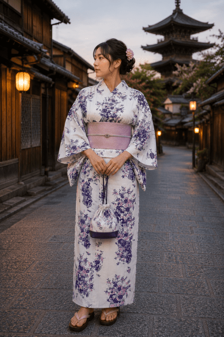 Yukata Botan tachi Sugata femme