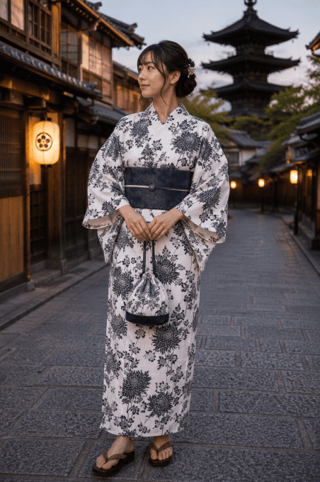Yukata Kiku femme