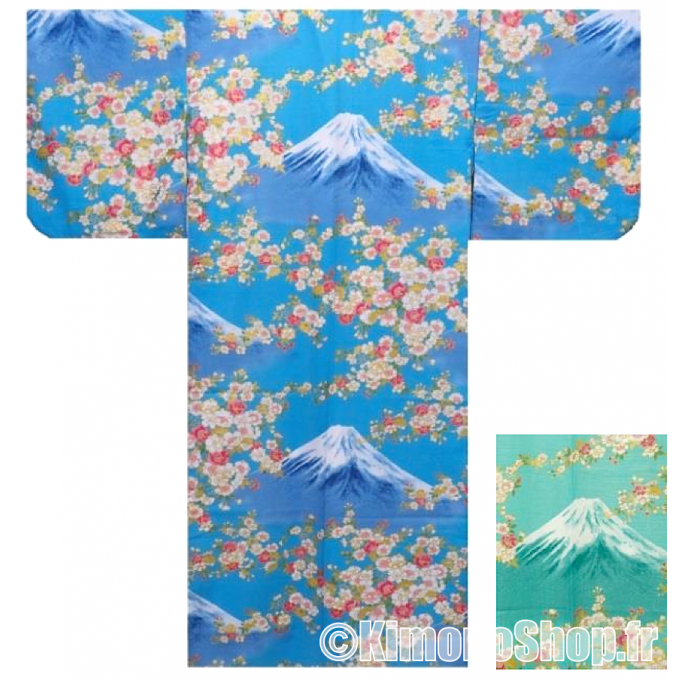 Yukata Sakura Fuji San femme