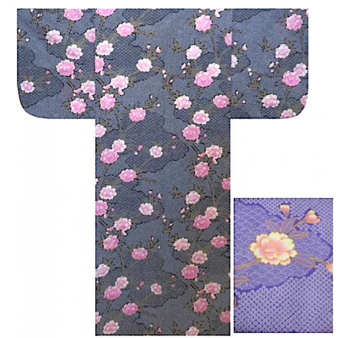 Yukata Sakura Komon femme